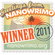 NaNoWriMo 2011 winner badge